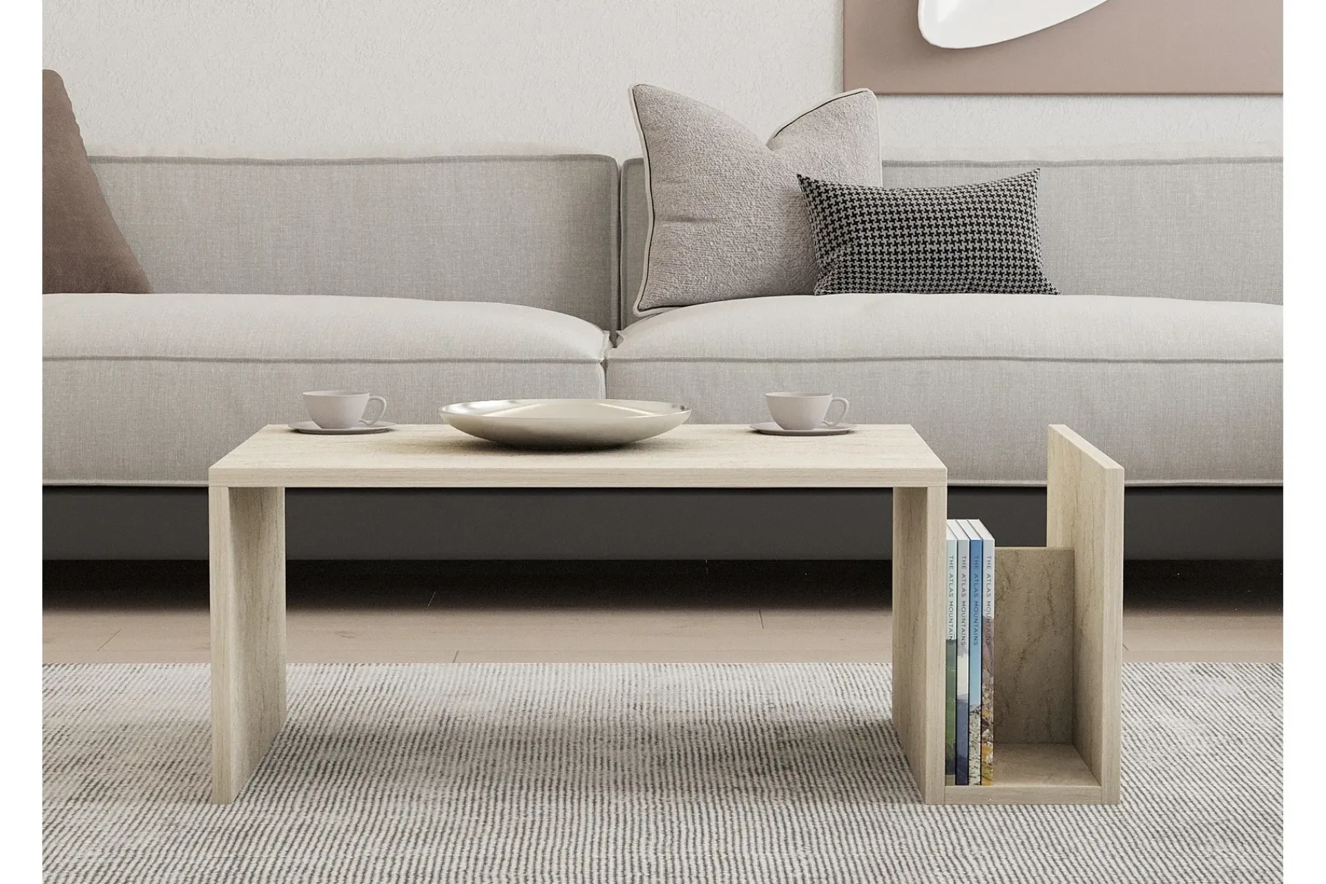 Sofabord-Vimenil Sofabord 87 cm Beige