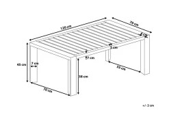 Veranda & Terrasse|Loungesett-Vinci Loungegruppe 120 cm Grey