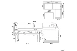 Veranda & Terrasse|Loungesett-Vinci Loungegruppe 120 cm Grey