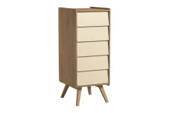 VOX Kommode Barnerom|Kommode-Vintage Kommode Tre / Natur / gul Gul,Tre/Natur