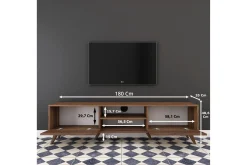 Basic Home Virkesbo TV-benk med Oppbevaring 180 cm