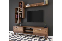 Basic Home Tv-Møbelsett-Virkesbo TV-Møbelsett 180 cm Brun