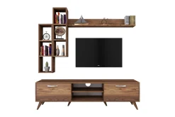 Basic Home Tv-Møbelsett-Virkesbo TV-Møbelsett 180 cm Brun