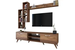 Basic Home Tv-Møbelsett-Virkesbo TV-Møbelsett 180 cm Brun