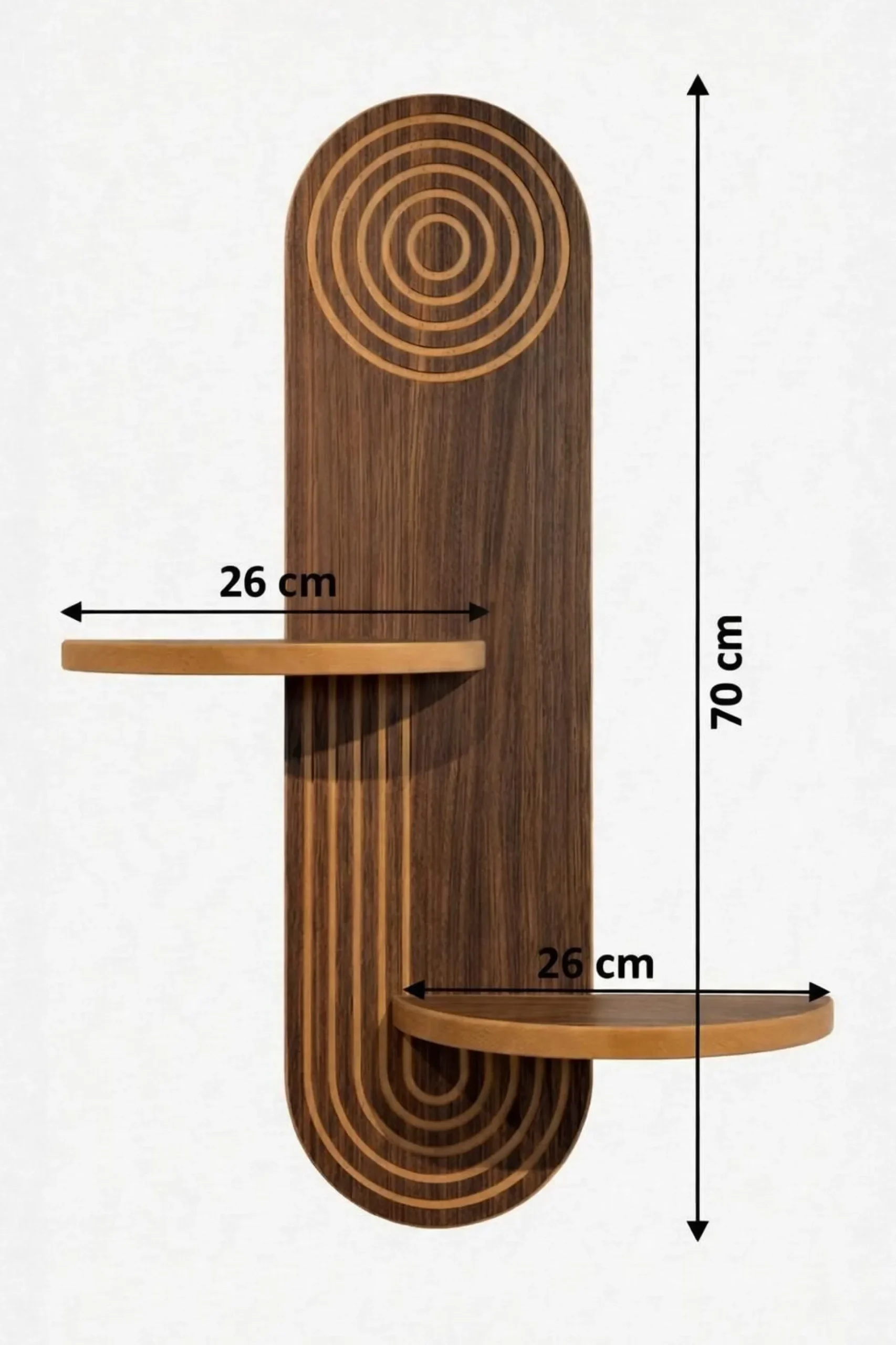 Vegghylle-Virlin Vegghylle 26x35x13 cm Wenge
