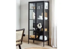 Gangbord|Avlastningsbord-Vitrine Harty Svart