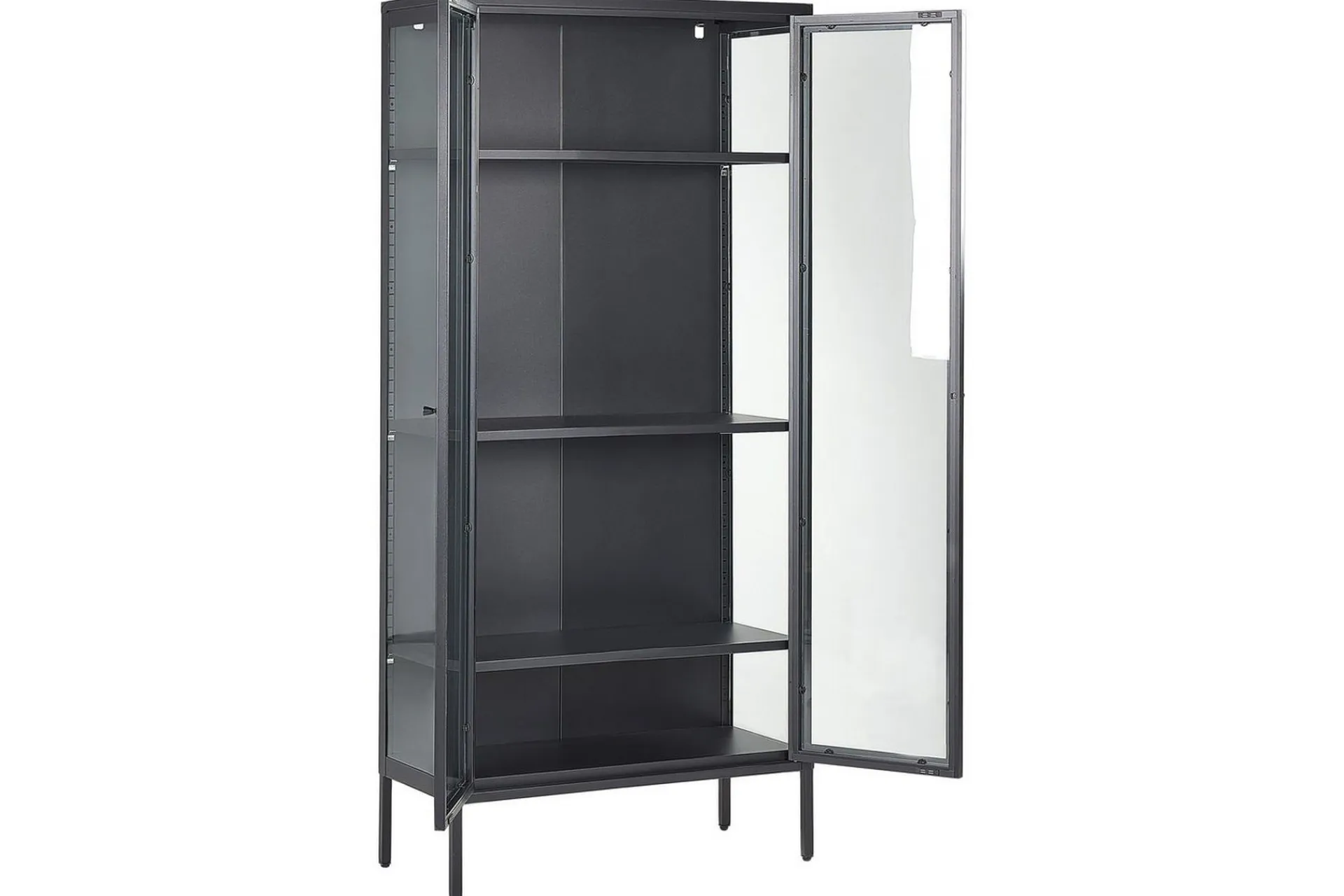Gangbord|Avlastningsbord-Vitrine Harty Svart