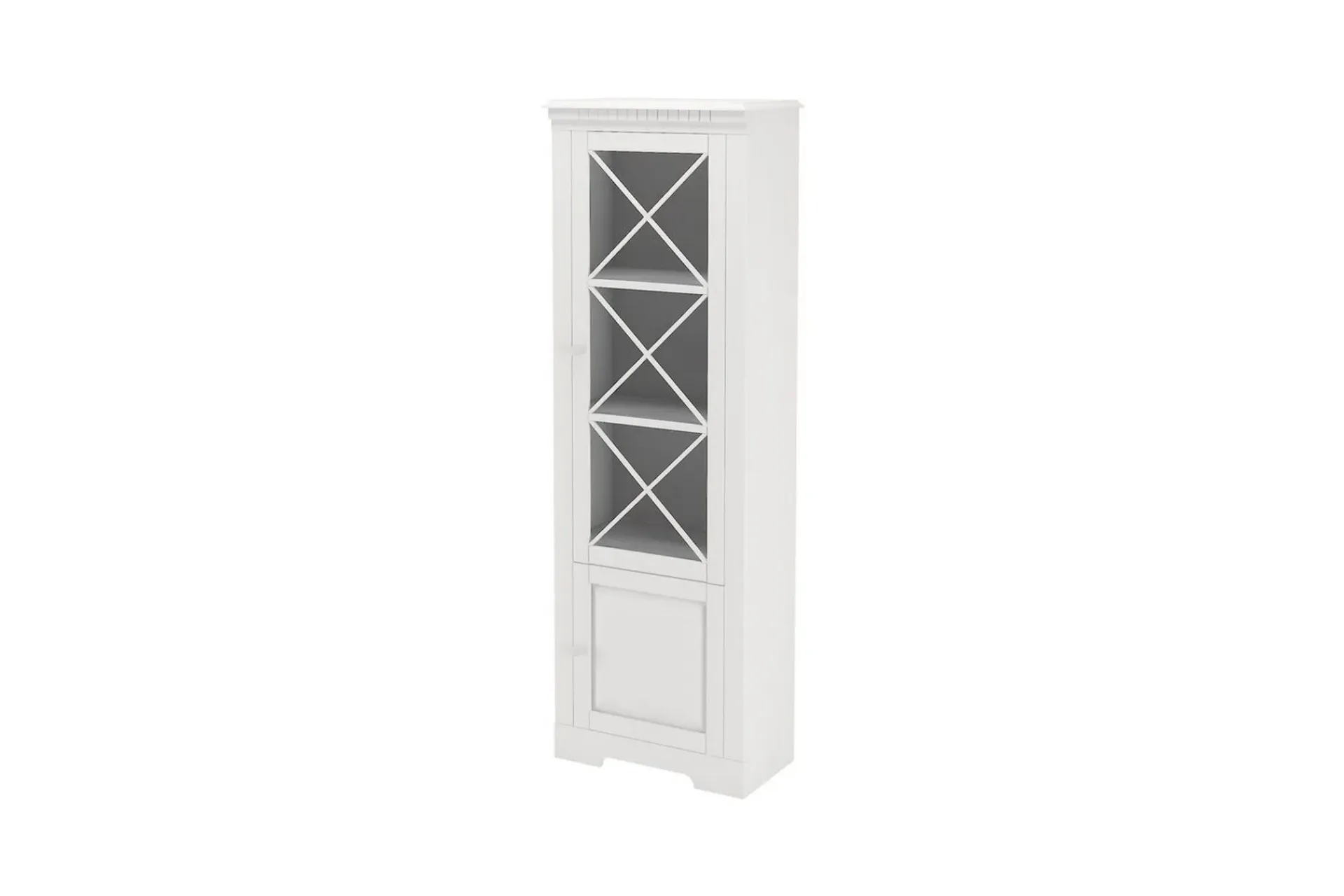 Loft24 Vitrineskap|Skap-Vitrine Lisa Hvit