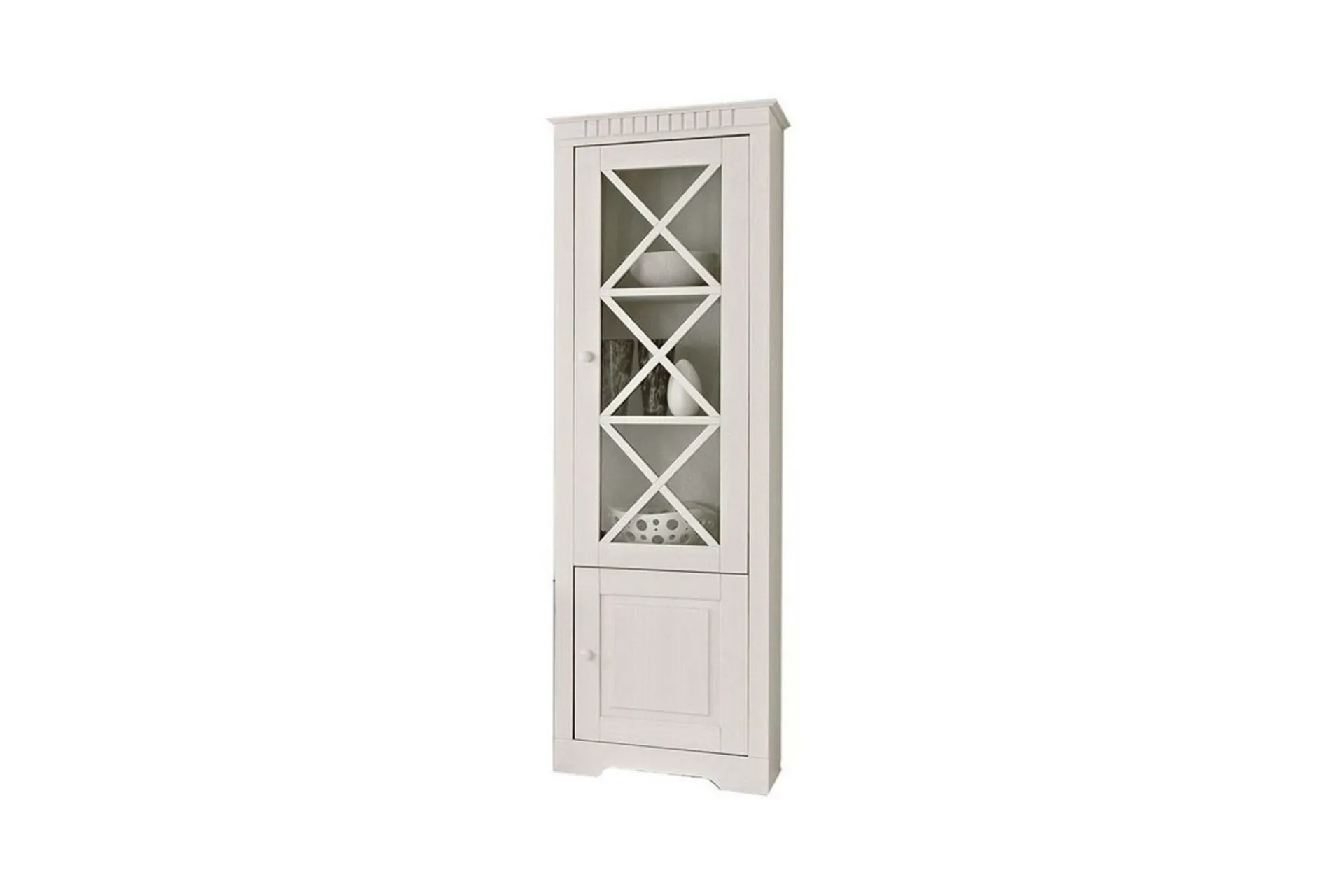 Loft24 Vitrineskap|Skap-Vitrine Lisa Hvit