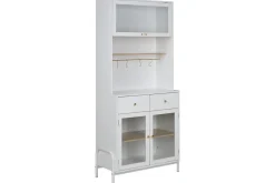 Vitrineskap|Skap-Vitrine Parlin Hvit
