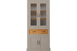 Loft24 Vitrineskap|Skap-Vitrine Selma Grey,Natur