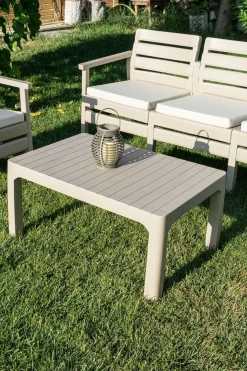 Veranda & Terrasse|Loungesett-Vomira Loungegruppe utendørs Desert Beige