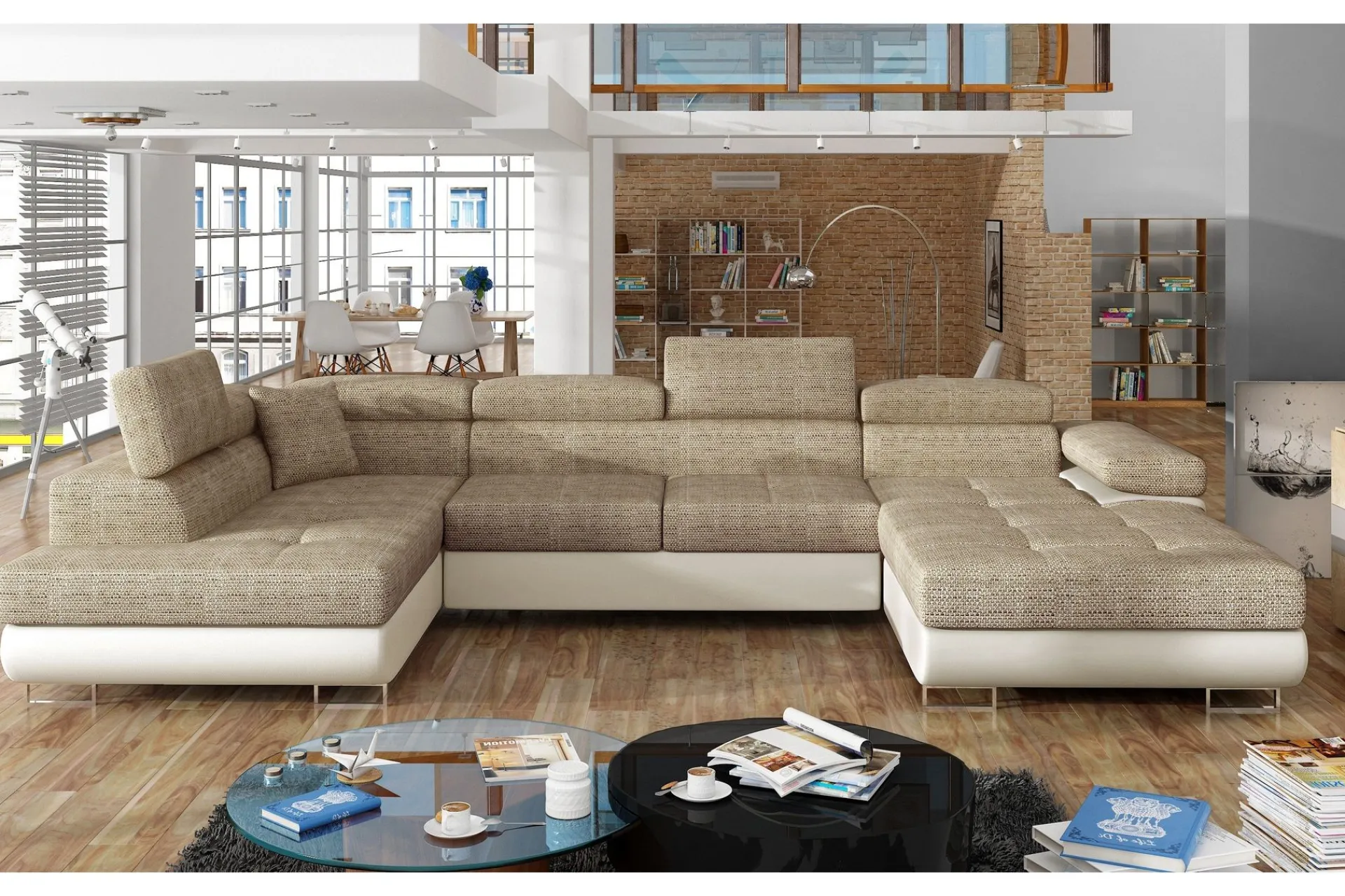U-Sofa-Vueltas Hjørnesovesofa Beige
