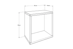 Vegghylle-Wall Shelf Hvit