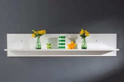 Vegghylle-Wall Shelf høyglans Hvit