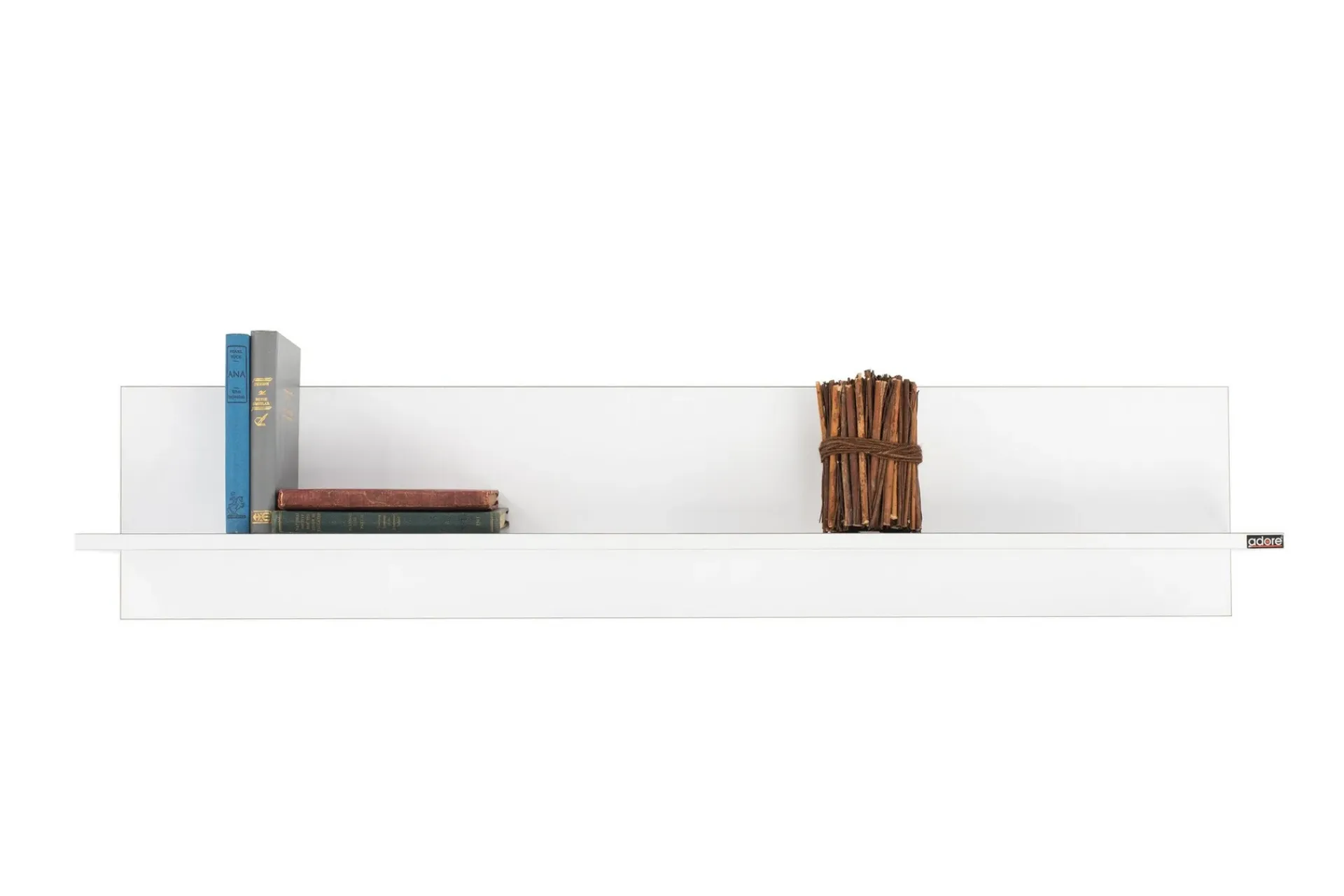 Vegghylle-Wall Shelf høyglans Hvit