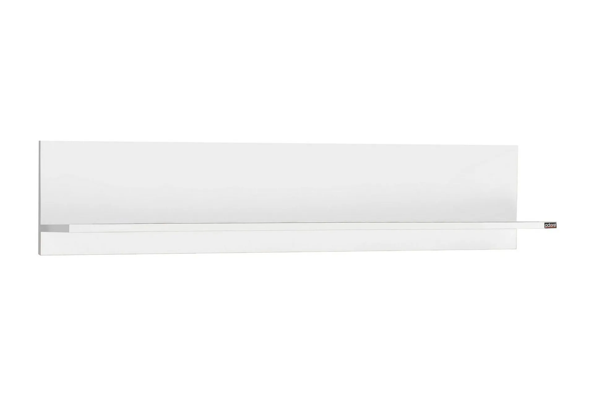 Vegghylle-Wall Shelf høyglans Hvit