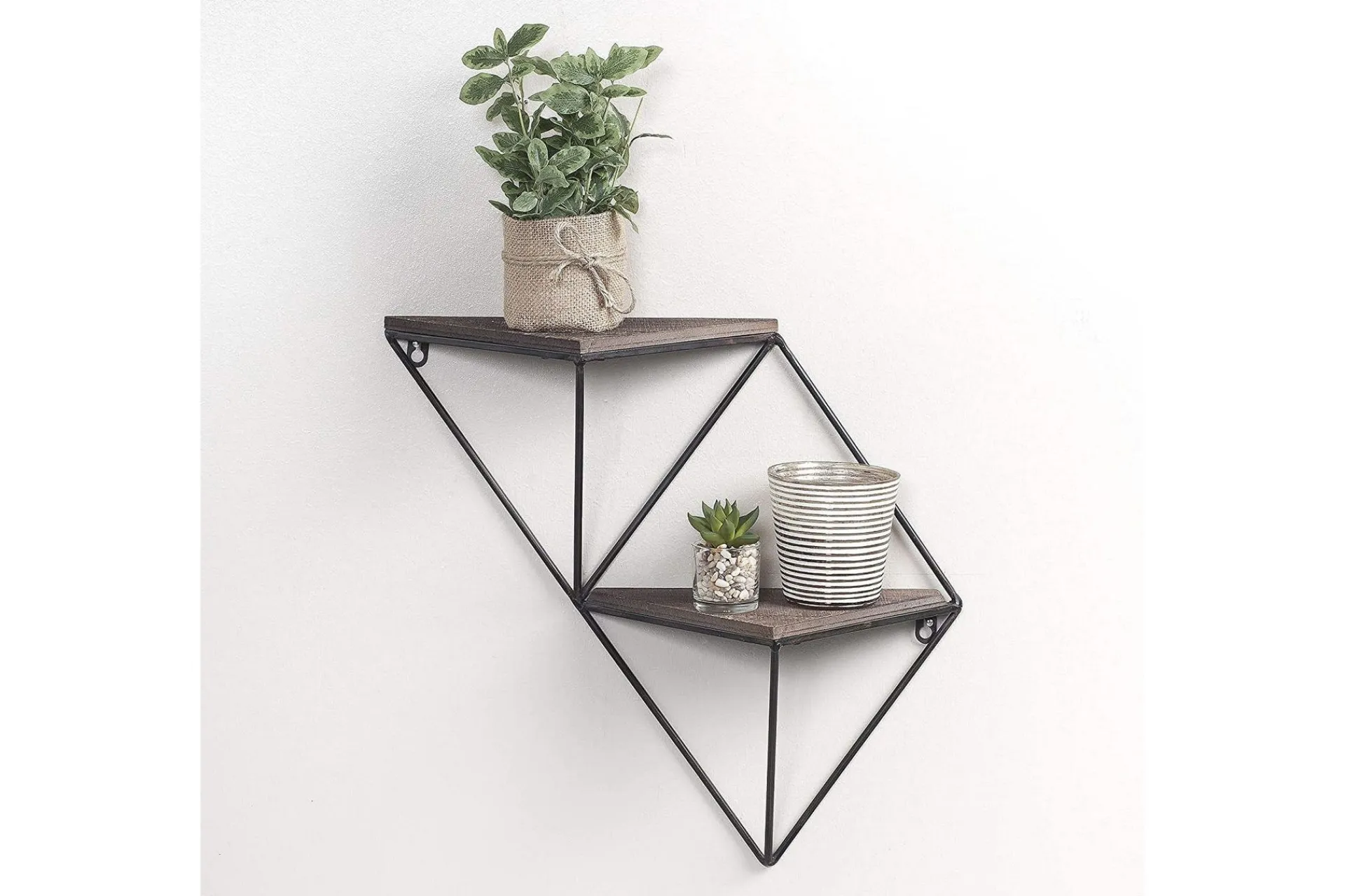 Vegghylle-Wall Shelf Valnøtt|Svart Valnöt,Svart