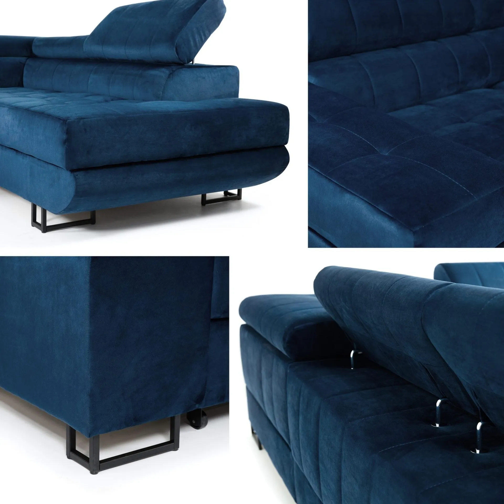 Warwick 4-seters Sofa med Sjeselong Venstre