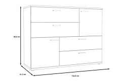 Waunifor Kommode 125 cm