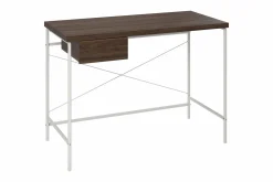 Novogratz Webster Skrivebord 107 cm med Oppbevaringsskuff Valnøtts