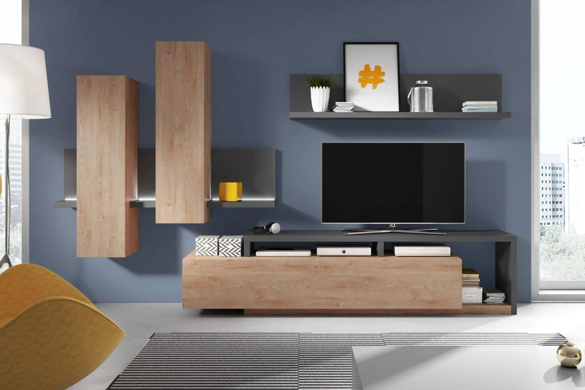 Wesley TV-benk 219 cm