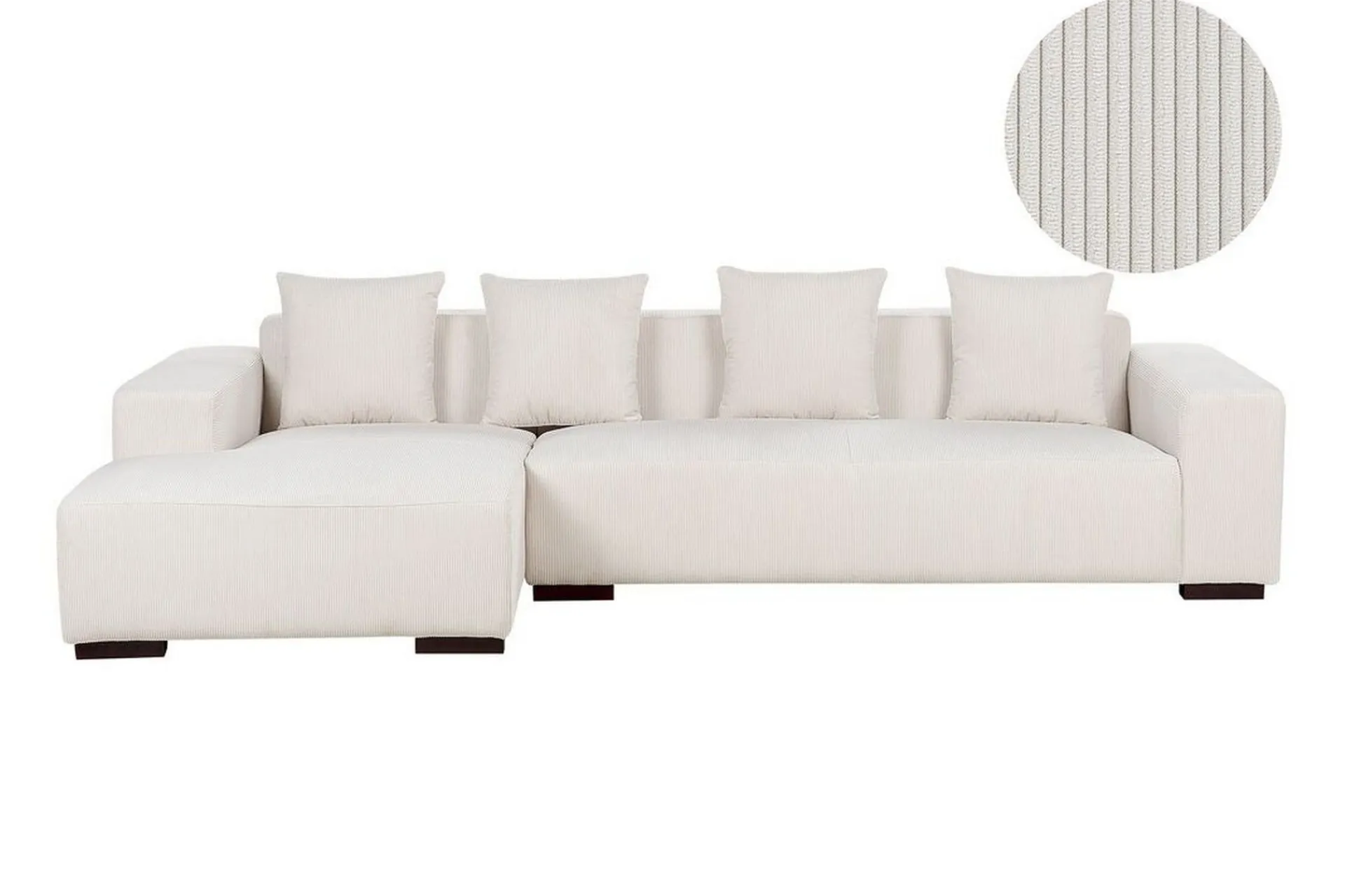 Hjørnesofa-Westerfeld Hjørnesofa 4-seter Hvit