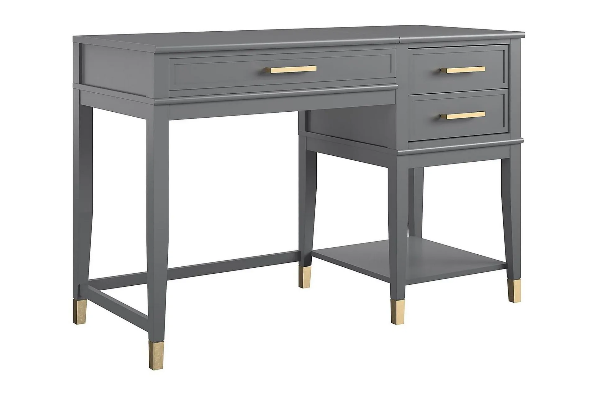 CosmoLiving Westerleigh Hev- og Senkbart Skrivebord 116 cm med Skuffer G