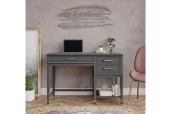 CosmoLiving Westerleigh Hev- og Senkbart Skrivebord 116 cm med Skuffer G