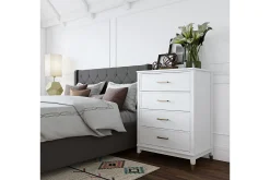CosmoLiving Kommode|Entrekommode-Westerleigh Kommode 76x50 cm Hvit
