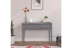 CosmoLiving Gangbord|Avlastningsbord-WesterleigH Konsollbord 105 cm Grå Grey