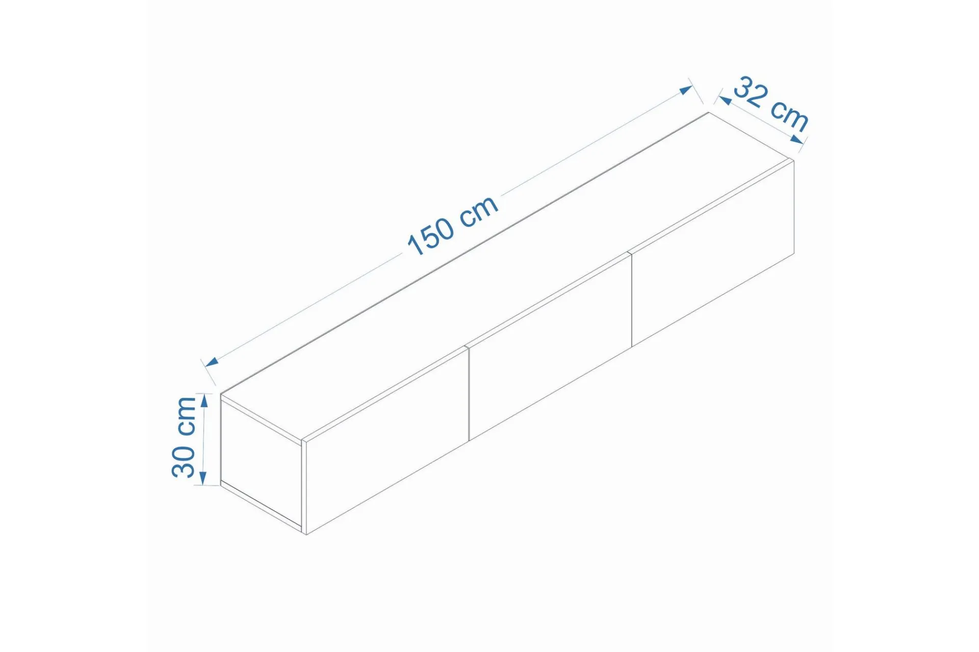 West Tv-benk 150 cm