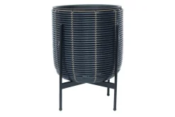 Wicker Blomsterkrukke på stativ 38x38xH49 cm