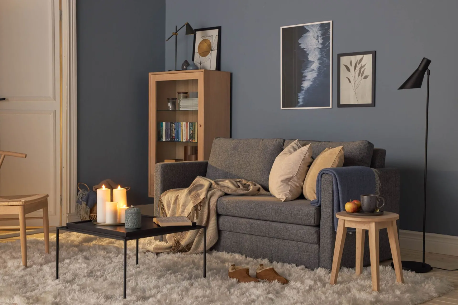 Basic Home Sovesofaer-Willhelm Liten Sovesofa 2-seters 160 cm bred Lysegrå