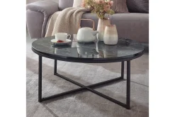 Wohnling Sofabord-Willowdale Sofabord 80 cm Rundt Svart,Grey