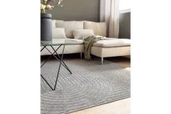 KM Home Skinn & Pelstepper|Sitteputer-Wiltonteppe Hawaii Shape 240x340 cm, Grå Grafittgrå