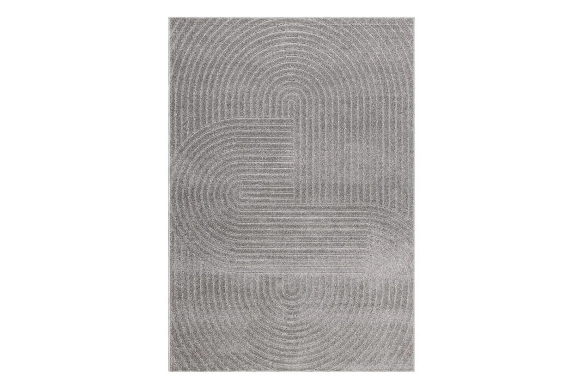 KM Home Skinn & Pelstepper|Sitteputer-Wiltonteppe Hawaii Shape 240x340 cm, Grå Grafittgrå