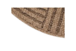 KM Home Utendørstepper-Wiltonteppe Natural Classic 120x120 cm Beige