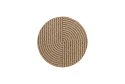 KM Home Utendørstepper-Wiltonteppe Natural Classic 120x120 cm Beige