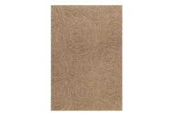 KM Home Utendørstepper-Wiltonteppe Natural Sun 160x230 cm Beige