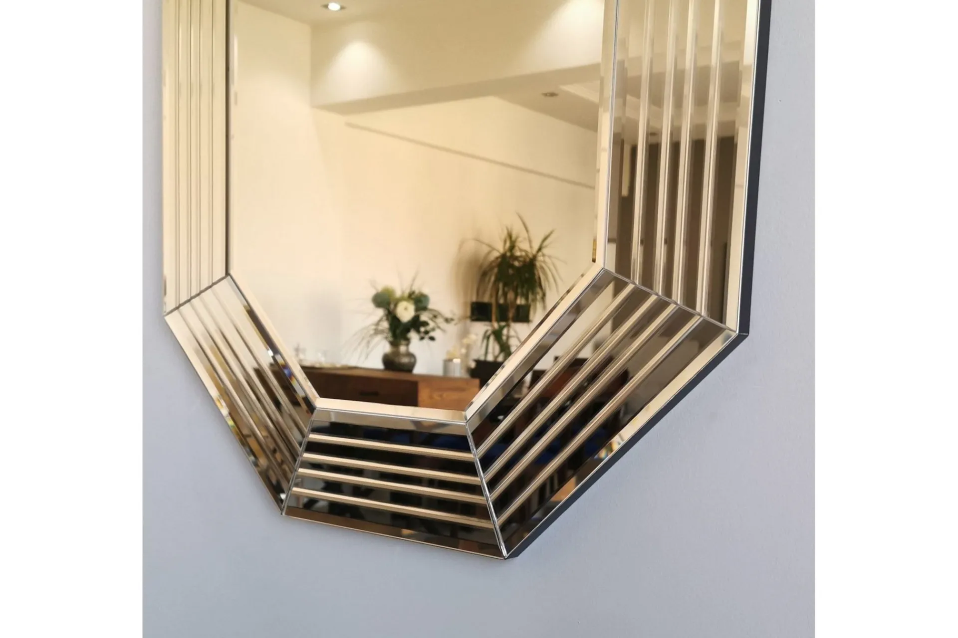Veggspeil|Gangspeil-Windford Dekorasjonsspeil 100 cm Bronse