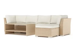 Comfort Garden Veranda & Terrasse|Loungemøbler Salg-Wisconsin utendørs divansofa 5-seters vendbar Beige