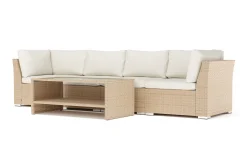Comfort Garden Veranda & Terrasse|Loungesett-Wisconsin utendørs rett 4-seters sofa Beige