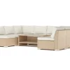 Comfort Garden Veranda & Terrasse|Loungesett-Wisconsin utendørs U-sofa 8-seter med åpen avslutning