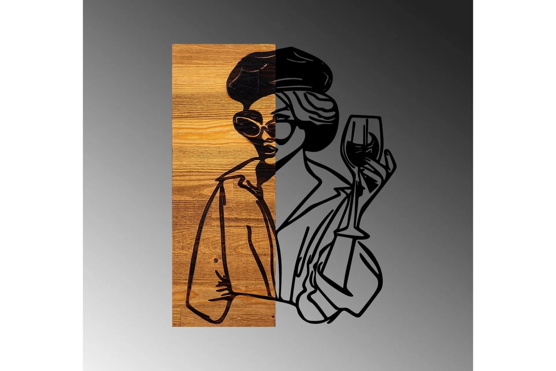 Woman 2 Veggdekor
