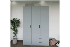 Garderober & Garderobesystem-Yaman Garderobe 120x181 cm Grey