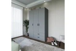 Garderober & Garderobesystem-Yaman Garderobe 120x181 cm Grey