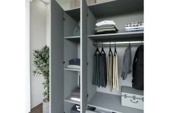 Garderober & Garderobesystem-Yaman Garderobe 120x181 cm Grey