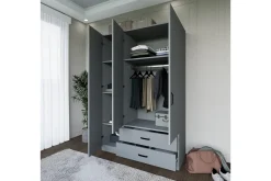 Garderober & Garderobesystem-Yaman Garderobe 120x181 cm Grey