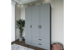 Garderober & Garderobesystem-Yaman Garderobe 120x181 cm Grey
